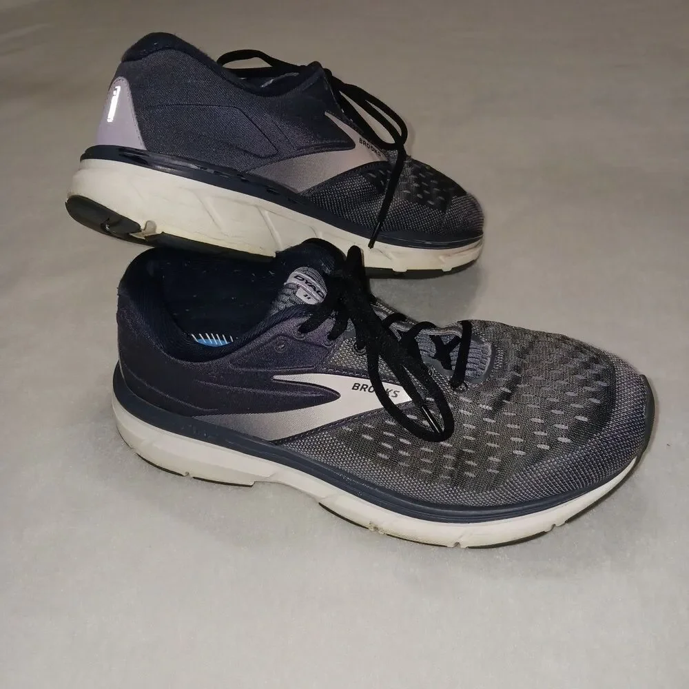 Brooks DYAD Women's Extra Wide 9 2E Running Shoes Black Gray - Picture 2 of 14